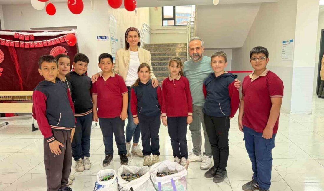 Karabük’te ilkokul öğrencileri, çevre kirliliğinin önlenmesi ve geri dönüşüm bilincinin