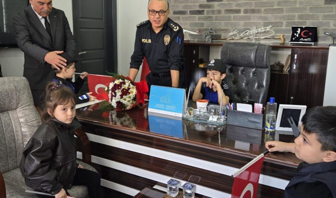 Samsun’un Çarşamba ilçesinde, 6-12 Nisan Polis Haftası etkinlikleri kapsamında anaokulu