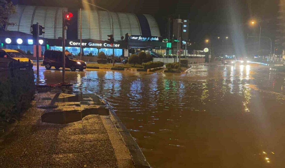 Osmaniye’de etkili olan sağanak yağış, hayatı olumsuz etkiledi. Kent genelinde