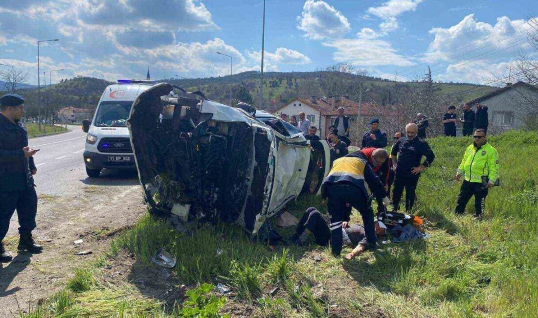 Bilecik’in Pazaryeri ilçesinde meydana gelen trafik kazasında 2 kişi yaralandı.