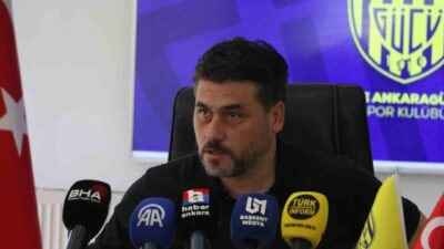 MKE Ankaragücü Teknik Direktörü Recep Karatepe, transfer yasağı durumundan dolayı