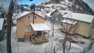 Sakarya’da nisan ayında yüksek kesimlerde kar yağışı etkili olurken, kent