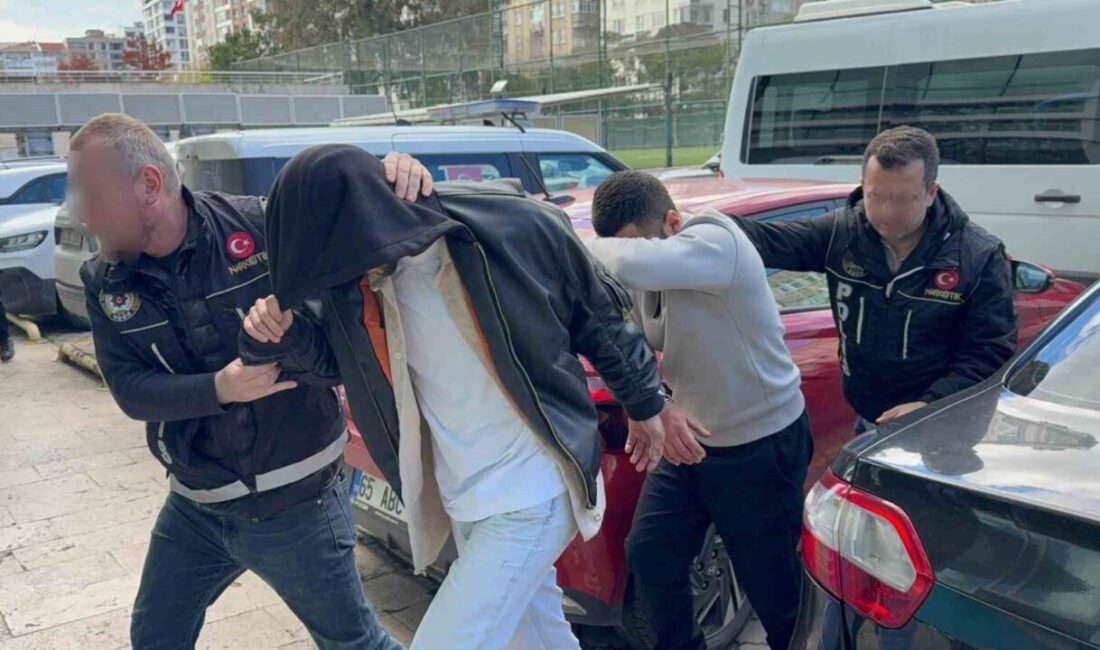 Samsun’da narkotik polislerinin düzenlediği 5 ayrı uyuşturucu operasyonunda uyuşturucu ticareti