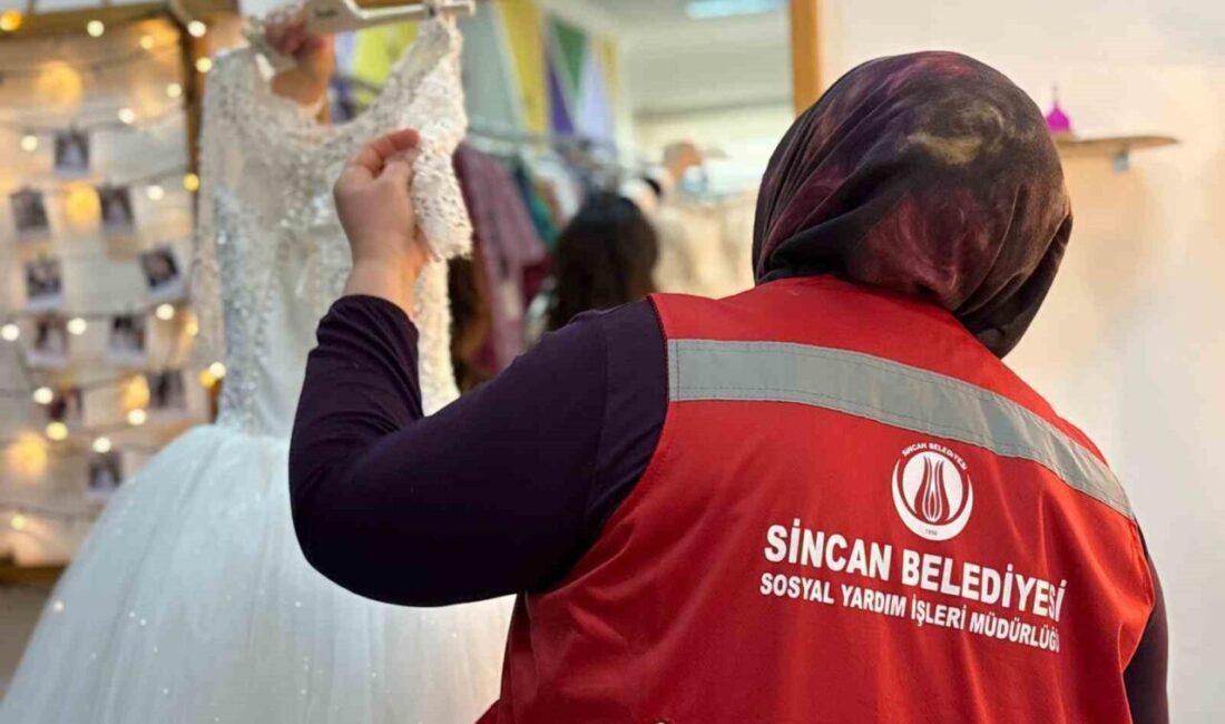 Sincan Belediyesi ihtiyacı olan evlenecek çiftlere Yarım Elma Hayır Çarşısı
