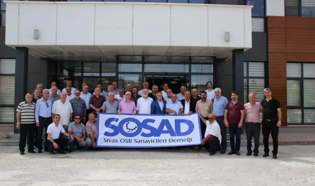 Sivas OSB Sanayicileri Derneği’nden (SOSAD) yapılan açıklamada Sanayi Odalarının kurulmasının