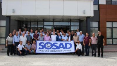 Sivas OSB Sanayicileri Derneği’nden (SOSAD) yapılan açıklamada Sanayi Odalarının kurulmasının