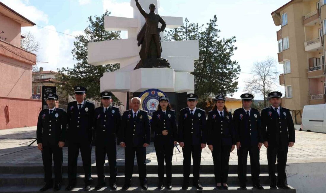 Sungurlu’da düzenlenen törende Türk Polis Teşkilatı’nın kuruluşunun 181. yıl dönümü
