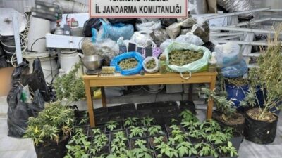 Tekirdağ İl Jandarma Komutanlığı ekiplerince Marmaraereğlisi ilçesinde düzenlenen uyuşturucu operasyonunda