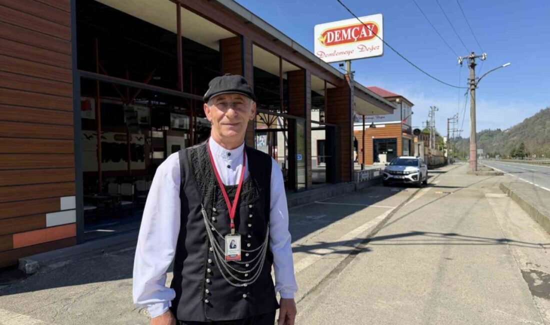 Trabzon’un Of ilçesinde bir çay fabrikasına ait dinlenme tesisinde çalışan