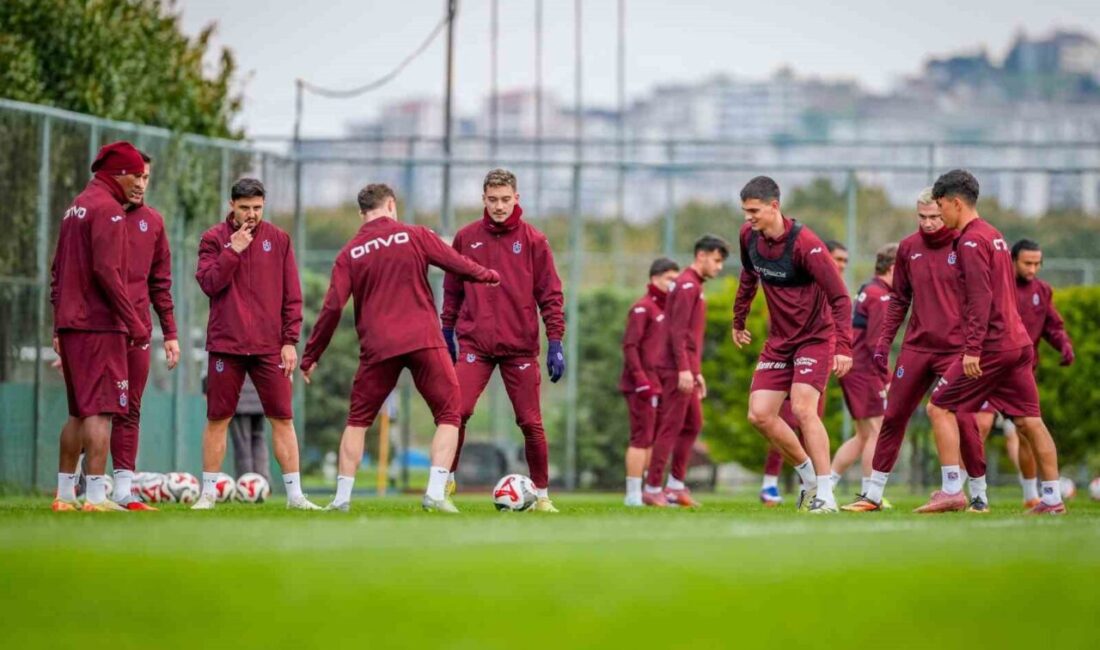 Trabzonspor, Trendyol Süper Lig’in 32. haftasında sahasına Göztepe maçı hazırlıklarını