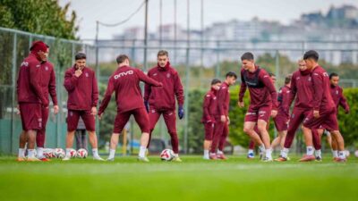 Trabzonspor, Trendyol Süper Lig’in 32. haftasında sahasına Göztepe maçı hazırlıklarını
