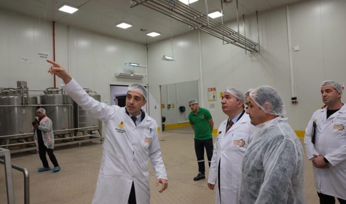 Erzincan Valisi Hamza Aydoğdu, Organize Sanayi Bölgesi’nde faaliyet gösteren bal