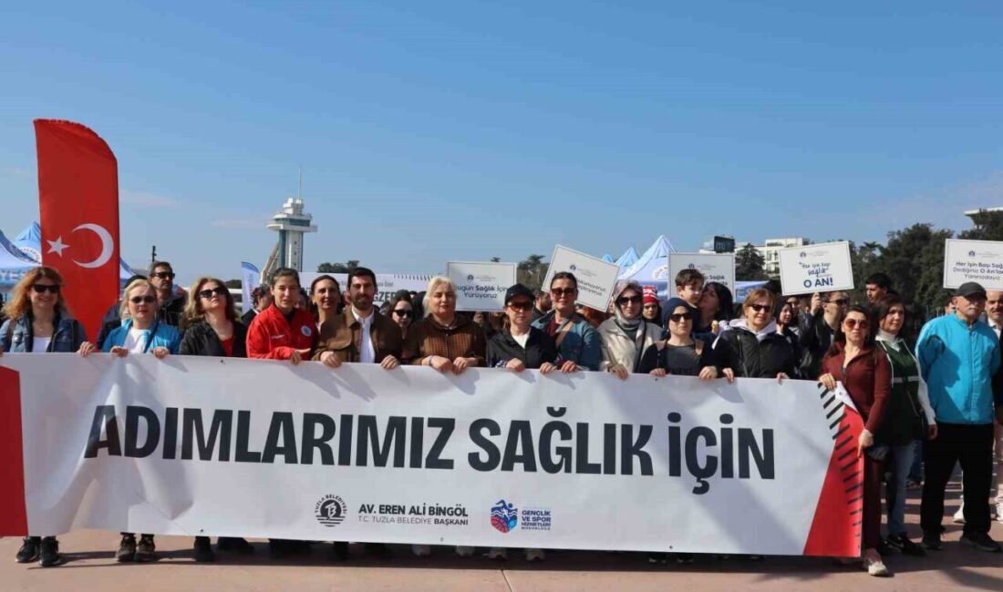 Tuzla Belediyesi, 7-13 Nisan Dünya Sağlık Haftası kapsamında farkındalık oluşturmak