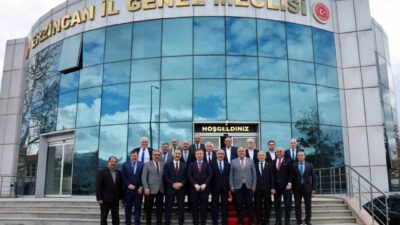 Erzincan Valisi Hamza Aydoğdu, Erzincan İl Genel Meclisi’nde gerçekleştirilen başkanlık