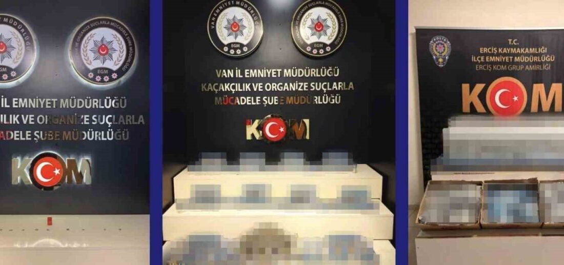 Van’da polis ekiplerince yürütülen kaçakçılık ve organize suçlarla mücadele çalışmaları