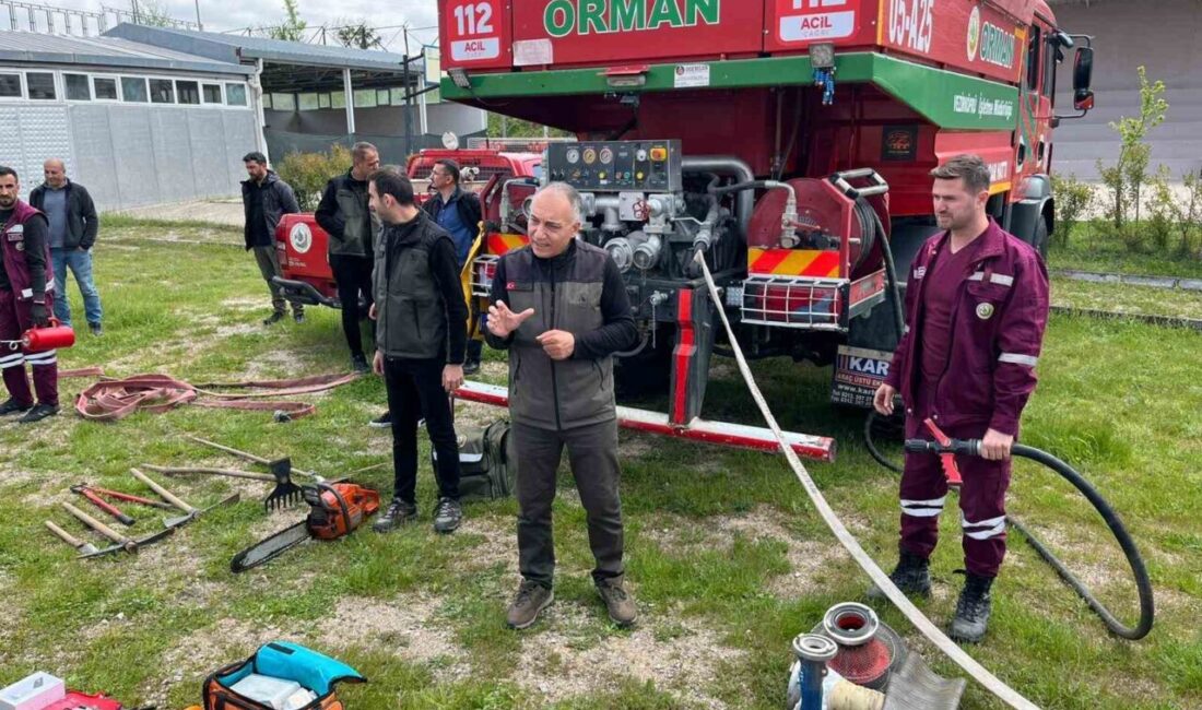 Samsun’um Vezirköprü ilçesinde yangınlarla mücadeleye yönelik farkındalık ve gönüllü destek