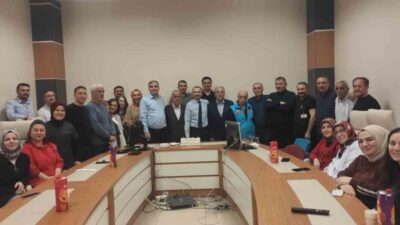 Samsun’un Vezirköprü ilçesinde bulunan Vezirköprü Devlet Hastanesi’nde emekliliğe ayrılan sağlık