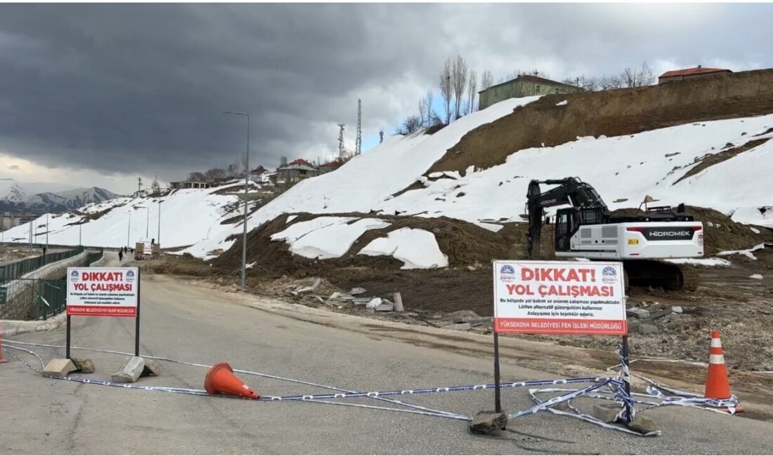 HAKKARİ (İHA) – Hakkari’nin Yüksekova ilçesinde etkili olan sağanak sonrası