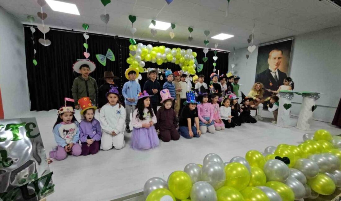 Zonguldak Bahçelievler İlkokulu öğrencileri, Milli Eğitim Bakanlığının nisan ayı için