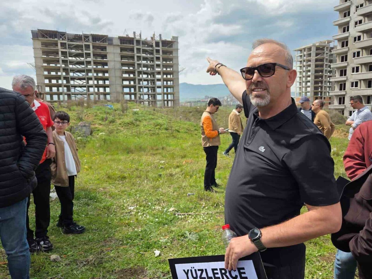 Samsun’un Atakum ilçesinde 10 yıl önce yapımına başlanan 543 dairelik