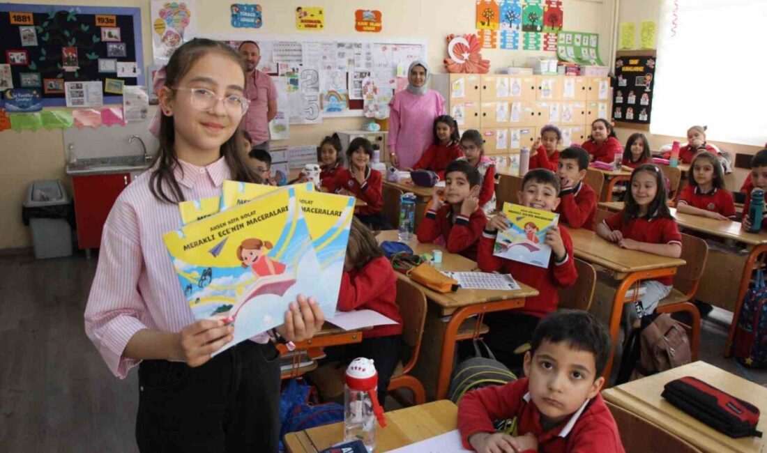 Amasya’da 11 yaşındaki kız öğrenci hikaye kitabı yazdı. İlgi gören