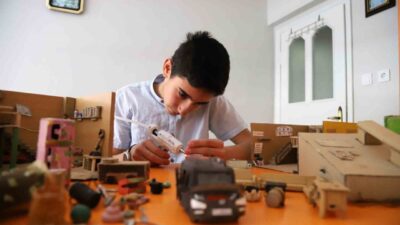 Gümüşhane’de yaşayan 14 yaşındaki Gökay Baran Berker, 8 yaşından beri