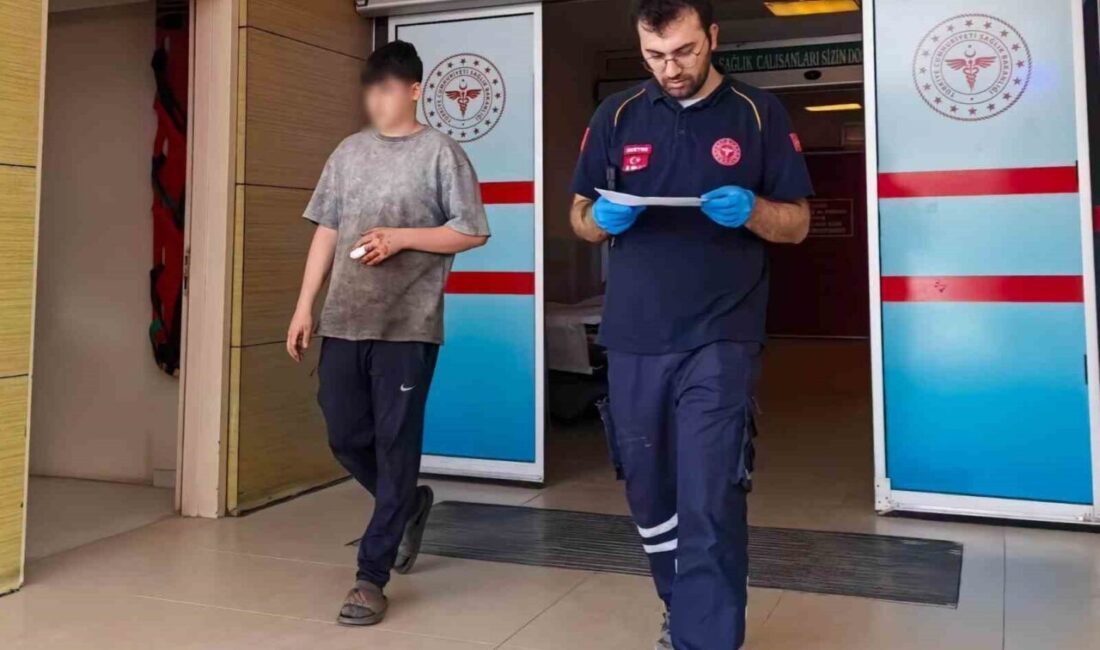Bursa’nın İnegöl ilçesinde faaliyet gösteren bir metal doğrama işletmesinde meydana