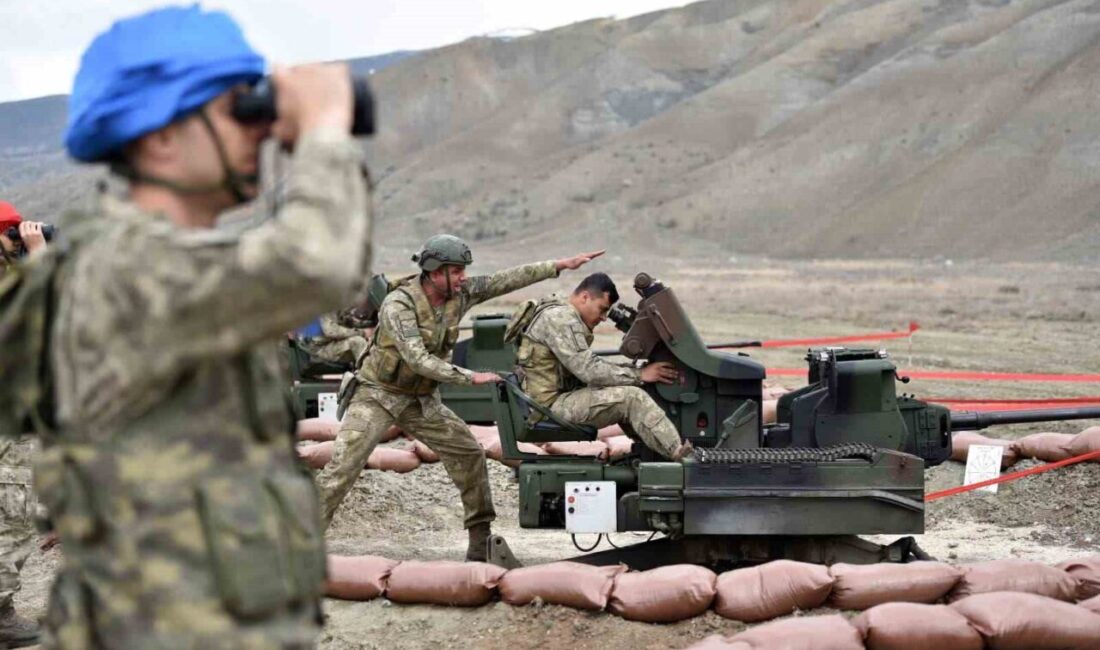 Erzincan’da hava savunma silahlarıyla atış faaliyeti gerçekleştirildi. Millî Savunma Bakanlığına