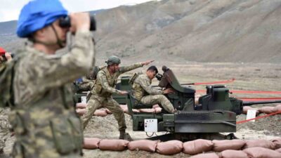Erzincan’da hava savunma silahlarıyla atış faaliyeti gerçekleştirildi. Millî Savunma Bakanlığına