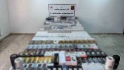 Antalya’nın Döşemealtı ilçesinde jandarma ekiplerince düzenlenen operasyonda piyasa değeri yaklaşık