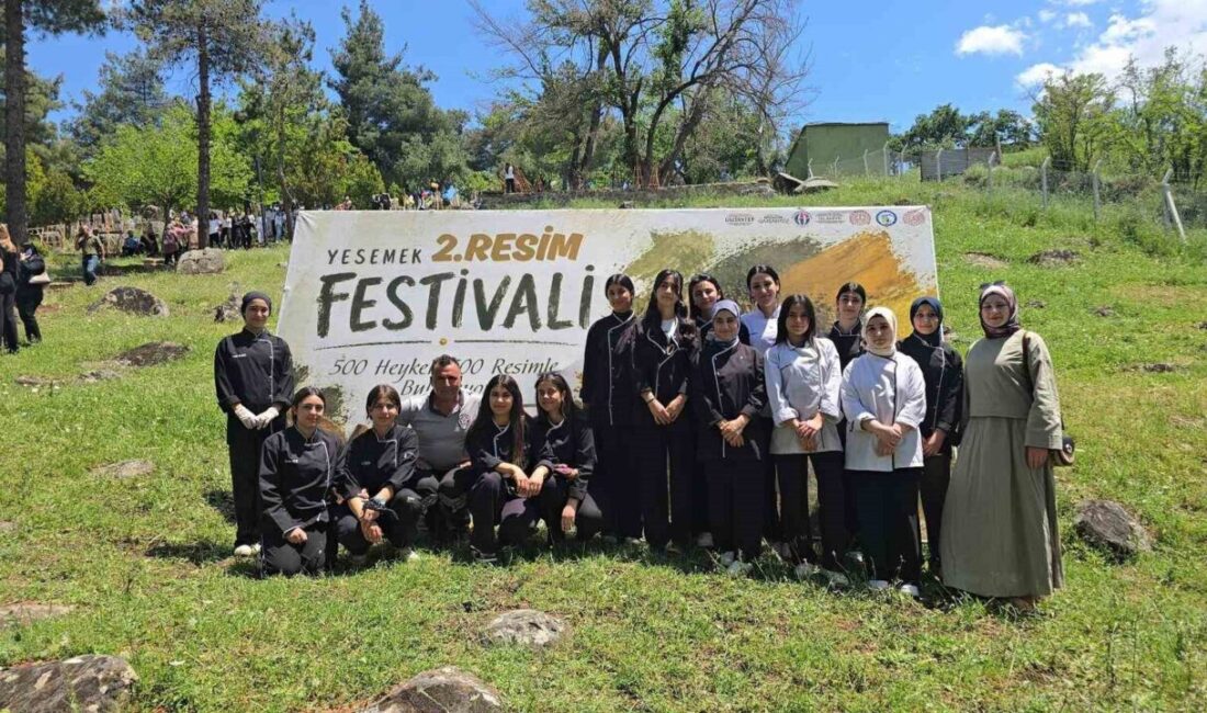 Yesemek Açık Hava Müzesi’nde düzenlenen “Yesemek 2. Resim Festivali”nde 13