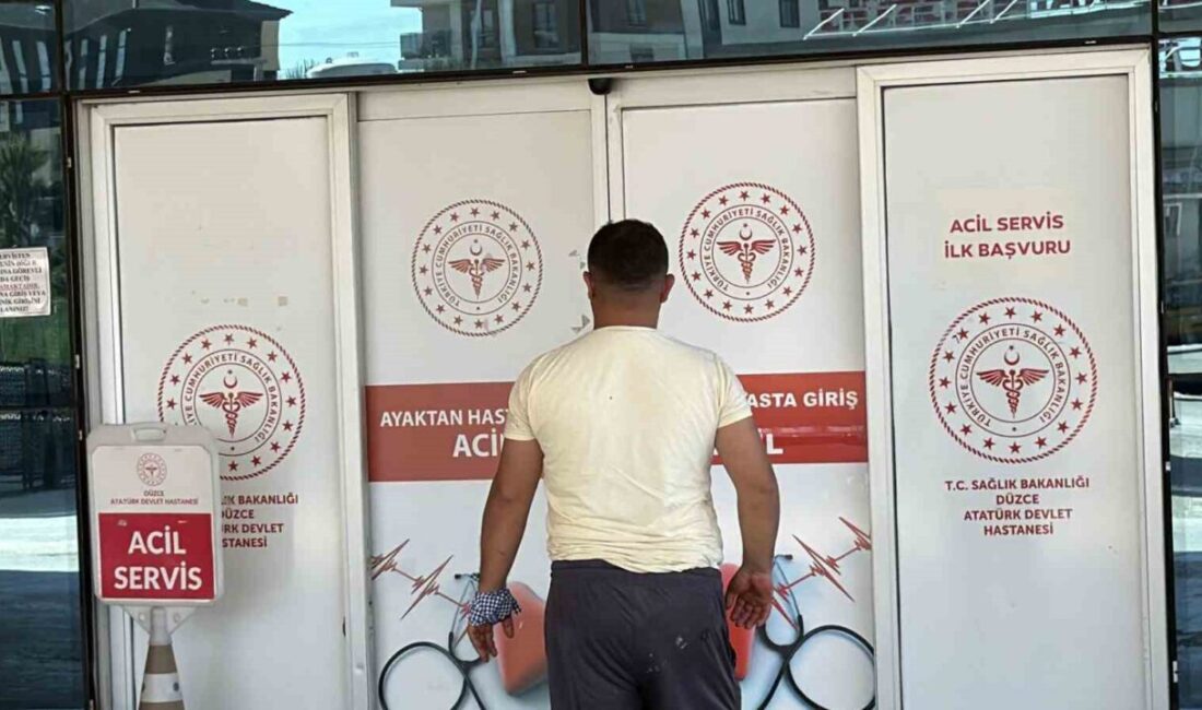 Düzce’de kurban kesimi sırasında dikkatsizlik sonucu veya hayvanların darbesiyle yaralanan