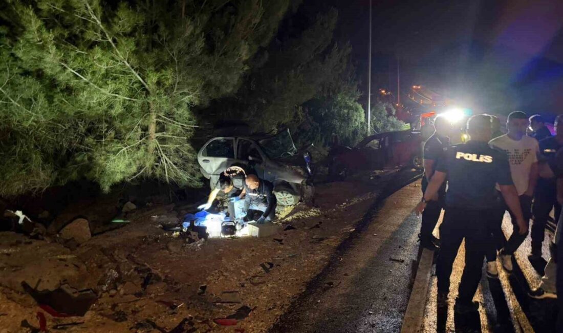 Adana’da iki otomobilin kafa kafaya çarpıştığı trafik kazasında bir çift