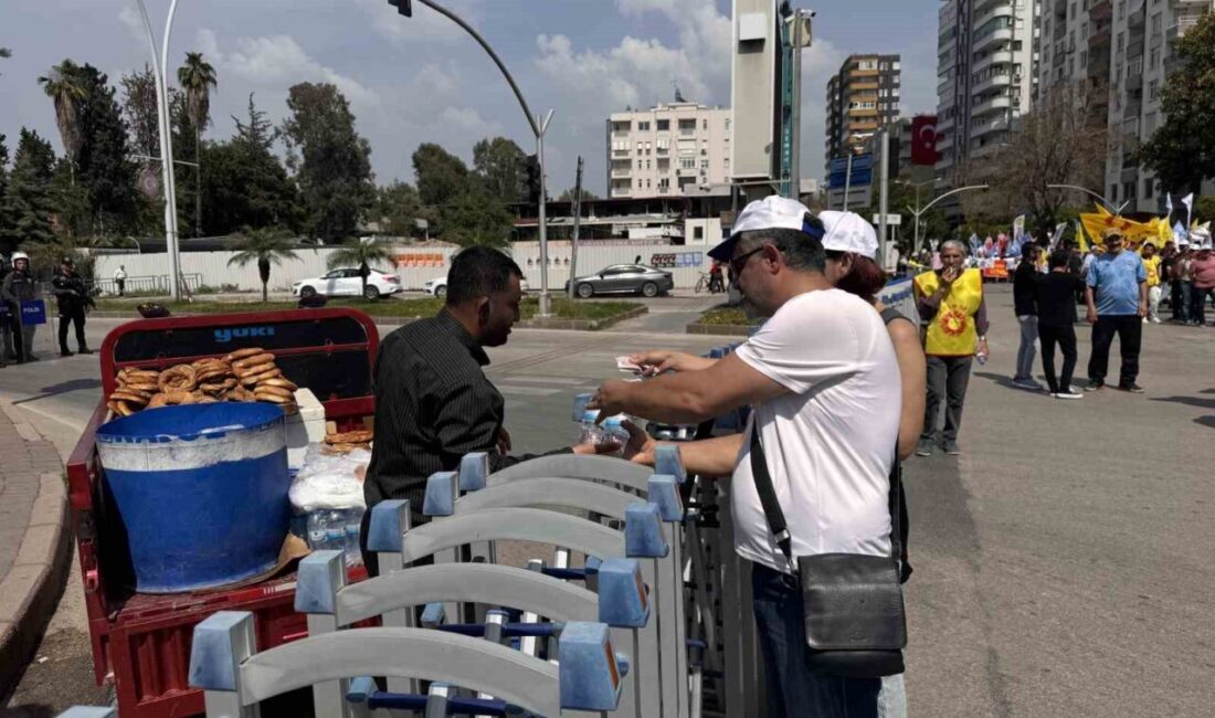 ADANA (İHA) – Adana’da 1 Mayıs Emek ve Dayanışma Günü’nde