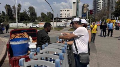 ADANA (İHA) – Adana’da 1 Mayıs Emek ve Dayanışma Günü’nde
