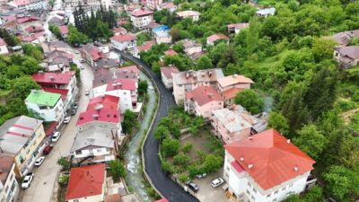 Adana’nın yaz aylarında ekoturizm noktalarından biri olan Saimbeyli ilçesinde sokak