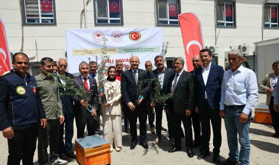 Adıyaman’da çiftçilere yönelik destek projeleri kapsamında 27 bin 916 adet
