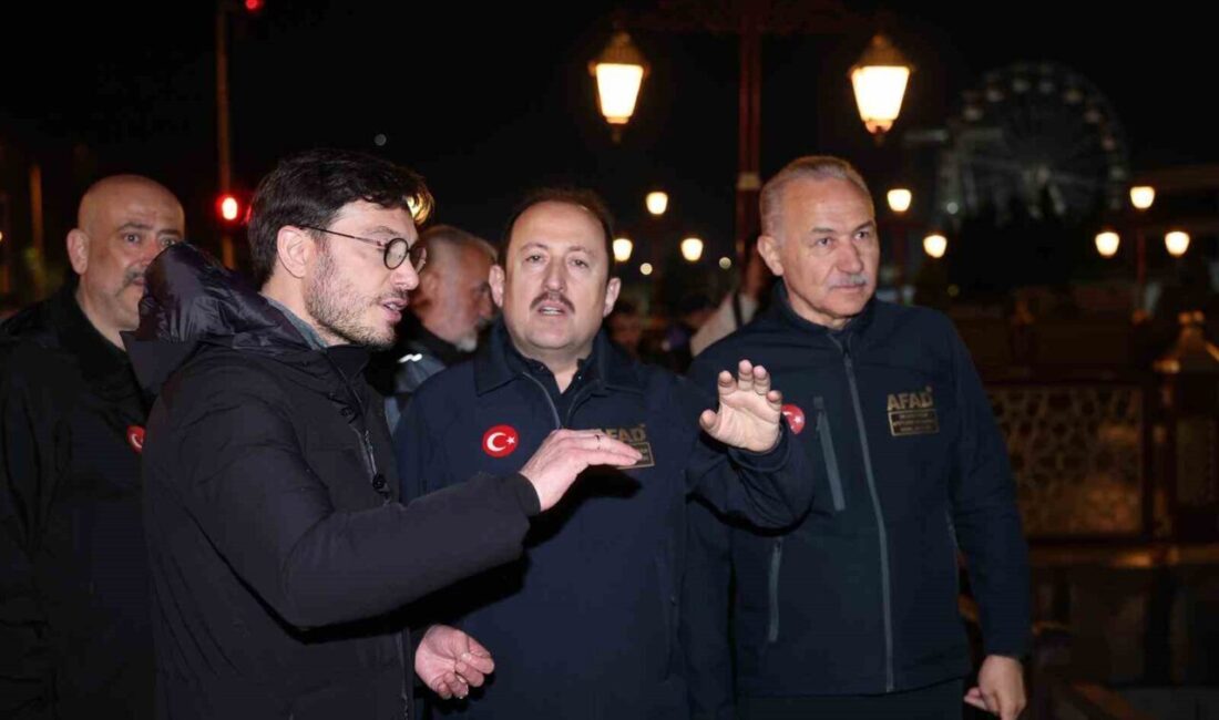 Tokat’ta taşkın riskine karşı yürütülen çalışmalar kapsamında kente gelen AFAD