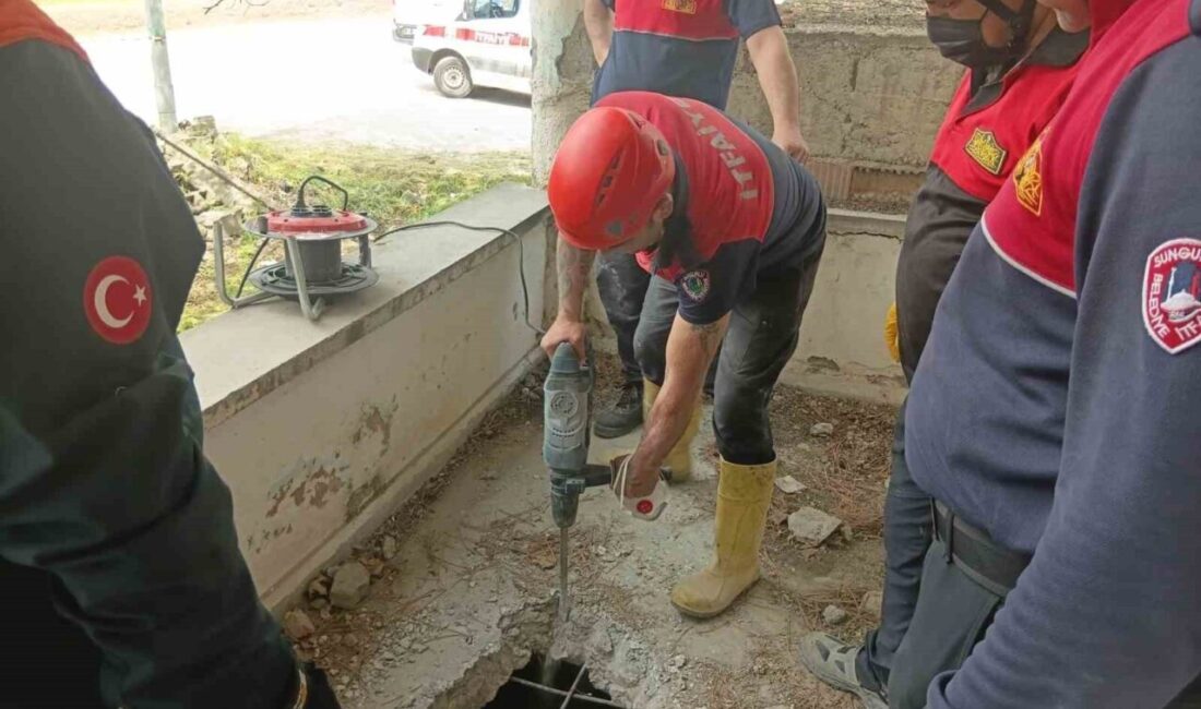 AFAD ekipleri tarafından Sungurlu Belediyesi İtfaiye Müdürlüğü personeline afet eğitimi