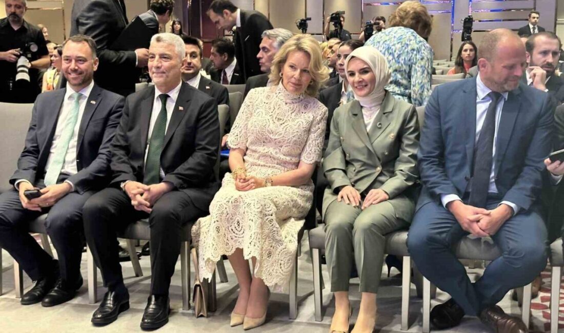 Belçika Kraliçesi Mathilde’nin ziyareti çerçevesinde İstanbul’da düzenlenen programda Belçikalı ve