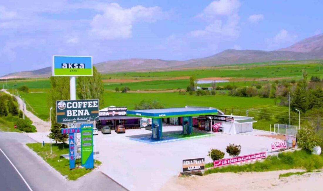Aksa Şarj, Bena Kahve ile gerçekleştirdiği iş birliği kapsamında Eskişehir-Ankara