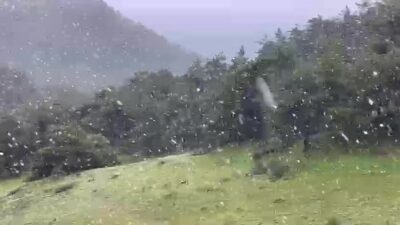 Amasya’nın en yüksek dağı Akdağ’da Haziran ayına birkaç gün kala