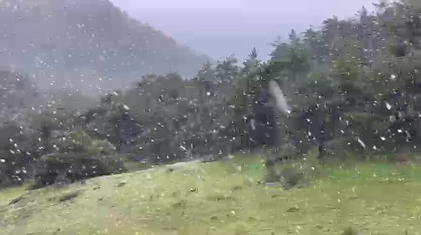 Amasya’nın en yüksek dağı Akdağ’da Haziran ayına birkaç gün kala