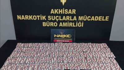 Manisa’nın Akhisar ilçesinde narkotik ekiplerinin düzenlediği operasyonda bir şüphelinin iş