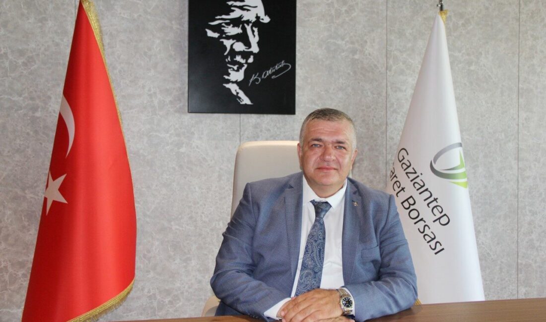 Gaziantep Ticaret Borsası (GTB) Yönetim Kurulu Başkanı Mehmet Akıncı, 14
