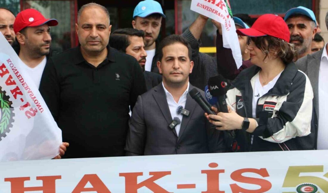 HAK-İŞ Diyarbakır İl Başkanı Mehmet Aküzüm, 1 Mayıs Emek ve