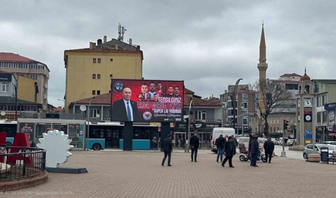 Çorum FK’nın Bodrum FK ile oynayacağı play-off yarı final maçı,