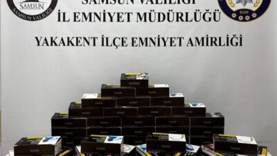 Samsun’un Alaçam ve Yakakent ilçelerinde düzenlenen iki ayrı operasyonda toplam