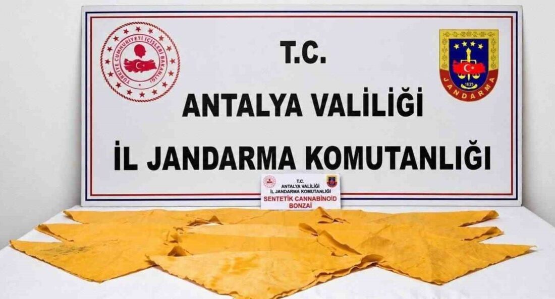 Antalya İl Jandarma Komutanlığınca Alanya ilçesinde düzenlenen uyuşturucu operasyonunda 1