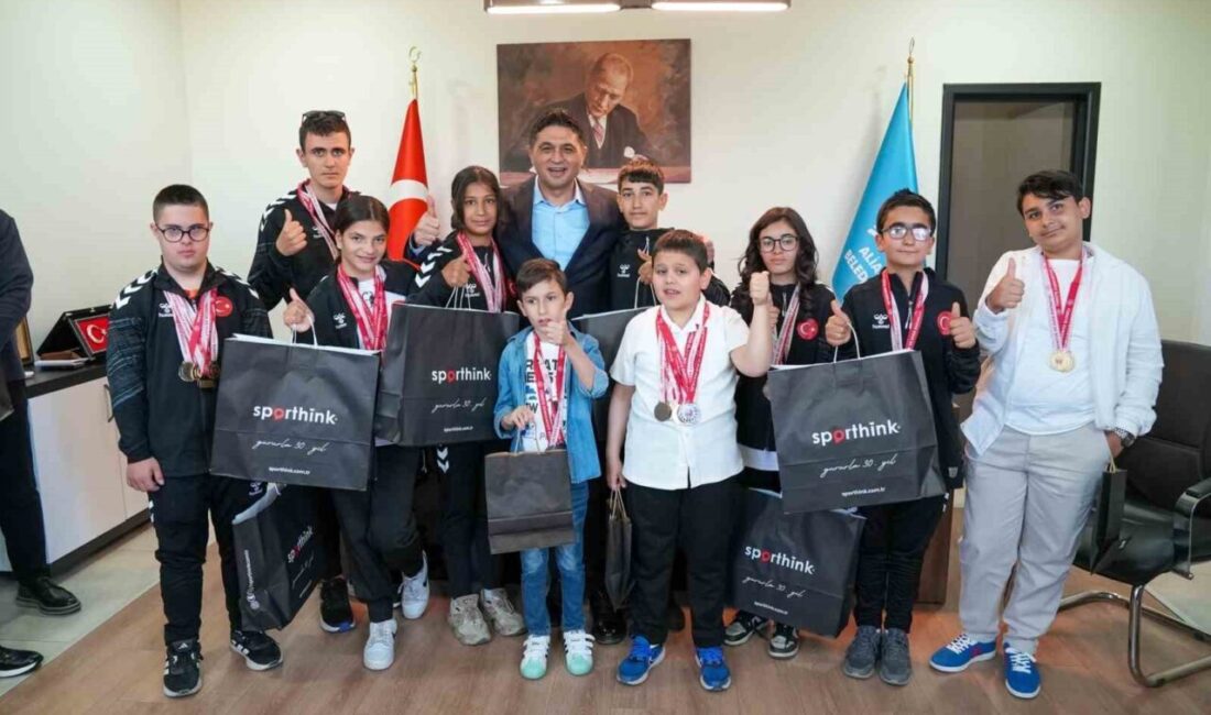 Aliağa Belediyesi’nin özel ihtiyaçlı bireylerin sporla gelişimini desteklemek amacıyla hayata